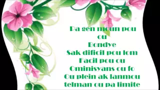 Pa gen moun pou ou Bondye- Rebecca Francois Lyrics