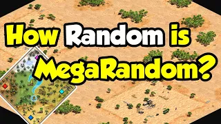 How does MegaRandom work? (Aoe2 map analysis)