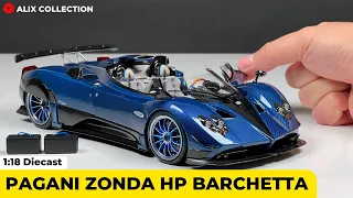 Unboxing of Pagani Zonda HP Barchetta 1:18 Diecast Model Car by LCD Models (4K)