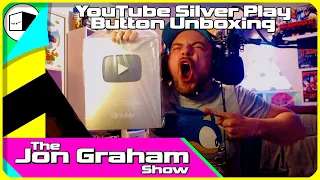 YouTube Silver Play Button Unboxing | The Jon Graham Show