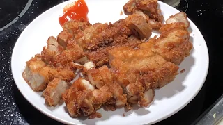 Pork Belly - crispy deep fried pork belly hakka style  客家炸肉