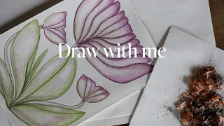 Draw with me ♡ real time sketching session ✦ [chill ambience, no music or talking]