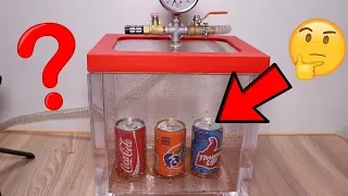 Coke Inside Vacuum Chamber | Fanta Thumps Up | Freaky Guys