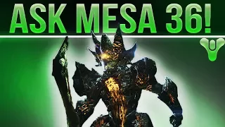 Ask Mesa 36! Top 5 Playstation Games, No Ranked Play In Destiny 2, Best Content Creator Memories)