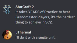 Can You Beat Grandmasters With Just a Single Terran Unit Type?