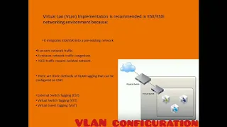 VMware VLan Tagging EST, VST, VGT | The VLAN configuration on virtual switches, VM & physical switch