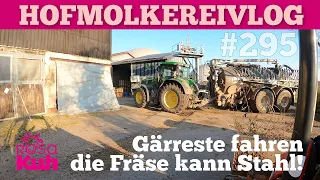 Hofmolkereivlog #295: Gärreste fahren, volle Woche und die Fräse kann Stahl! 🙈😜