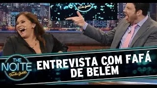 Danilo Gentili entrevista a cantora Fafá de Belém