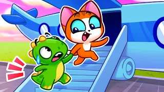 Taking Care of Pet on the Airplane✈️Toddler Cartoon For Kids🌟Learn and Grow with Paws&Play