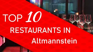 Top 10 best Restaurants in Altmannstein, Germany