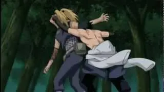 Sasuke vs Deidara - Linkin park  in the end