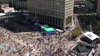 TIMELAPSE: Fans roll into Downtown Detroit for NFL Draft fun