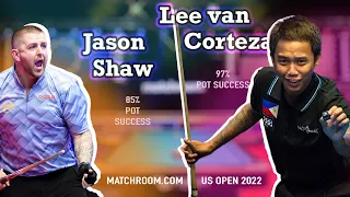 Highlights: Jayson Shaw vs Lee Van Corteza | 2022 Us open pool championship | 9 ball #usopen2022