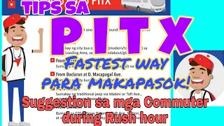 Tips sa PITX during rush hour. Mabilis na daan para makapasok agad sa loob ng PITX during Rush hour!