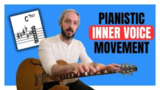 SIMPLE inner voice movement in jazz guitar chords w/ TRIADS | Bill Evans Fretboard Secrets [VID 7]