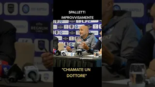 "Chiamate un dottore" 🚑 #Spalletti è sempre uno show in conferenza stampa