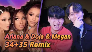 K-pop Artist Reaction] Ariana Grande - 34+35 Remix (feat. Doja Cat and Megan Thee Stallion)