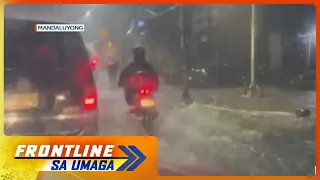 Malakas na ulan, bumuhos sa malaking bahagi ng Metro Manila; ilang biyahe, pahirapan dahil sa baha