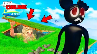 EXTREME CLEANING FROM SCP CARTOON MOUSE! - CHALLENGE IN GTA 5 ONLINE