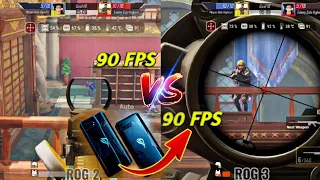 90 FPS ROH PHONE 2 VS ROG PHONE 3 / Side By side Comparison