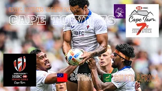 11th Dec 2022 | HSBC WORLD 7S SERIES | CAPE TOWN 7s Semi Finals | Samoa🇼🇸 v South Africa🇿🇦