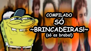 COMPILADO SÓ BRINCADEIRAS!  - #TenteNãoRir #comédia #youtube