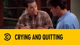 Crying And Quitting | Two and A Half Men | Comedy Central Africa