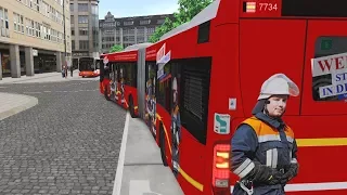 OMSI 2 - Hamburg Buses 2018 Articulated Bus (Firefighter Skin)! 4K