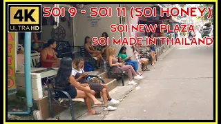 Soi 11 Soi Honey Soi 9 Soi New Plaza  Soi Made in Thailand Pattaya 2 October 2021  4K Ultra HD