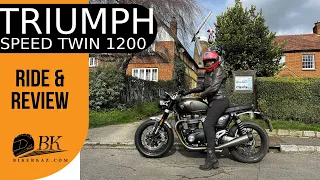 2023 Triumph Speed Twin 1200 ride and review video