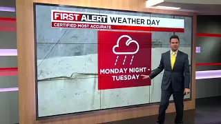 Northeast Ohio weather:  First ALERT Weather Day issued for Monday into Tuesday