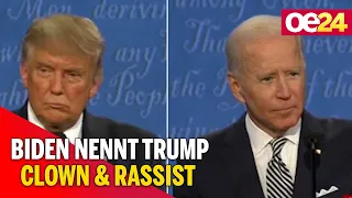 Biden nennt Trump einen Clown & Rassisten