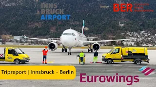 TRIPREPORT | Innsbruck - Berlin | Eurowings Airbus A320 EW8761