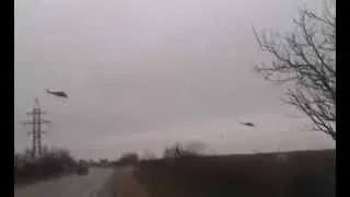 Russian Helicopters in Crimea