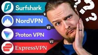 NordVPN gegen Surfshark VPN gegen Proton VPN gegen ExpressVPN | TOP 4 VPN im Vergleich
