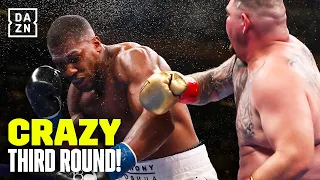 "AJ'S IN TROUBLE!" Andy Ruiz vs Anthony Joshua CRAZY third round!