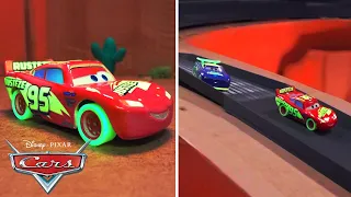 Lightning McQueen vs Will Rusch at ﻿the Ornament Valley Race Competition! | Pixar Cars