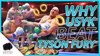 Why Usyk Beat Tyson Fury (Landed Punches Count 60 FPS) - Artorias Boxing