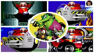 Sonic Classic Heroes (Team Chaotix) All Bosses + Ending (NO DAMAGE)