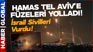 İsrail'in Refah Saldırısına Gazze'den Yanıt Gecikmedi! Tel Aviv'e Füzeler Yollandı!