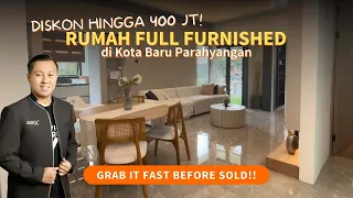 Turun Harga 400 juta an! Rumah di Kota Baru Parahyangan ini hanya selangkah ke IKEA Mall & sekolahan