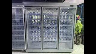 Commercial Glass Door Beverage Display Fridge For Sale