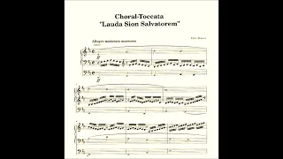 Felix Bräuer - Choral-Toccata "Lauda Sion Salvatorem"
