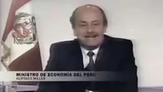 JUAN CARLOS HURTADO MILLER ANUNCIA EL SHOCK ECONÓMICO DE FUJIMORI