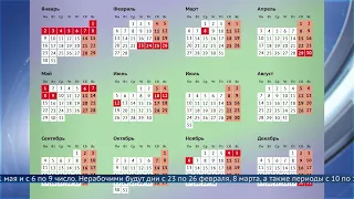 Выходные и праздничные дни в 2023 году