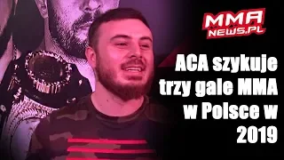 Bajsangur Edelbiev przed ACA 92: "Jest szansa na 2 kolejne gale w tym roku w Polsce."