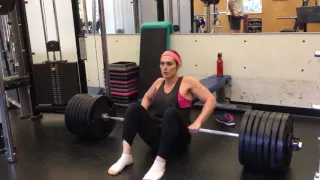 Girl lifts 680 lbs