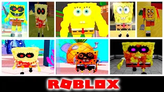 Spongebob.EXE Remix Part 2 (in 20 Roblox Games)