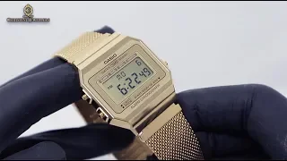unboxing 2019 Casio 1980 retro milanese band A700WM