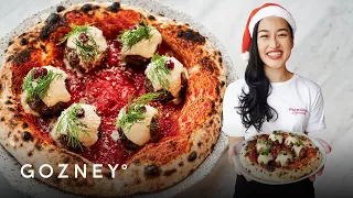 Merry Meatball Pizza | Guest Chef: Feng Chen | Roccbox Recipes | Gozney
